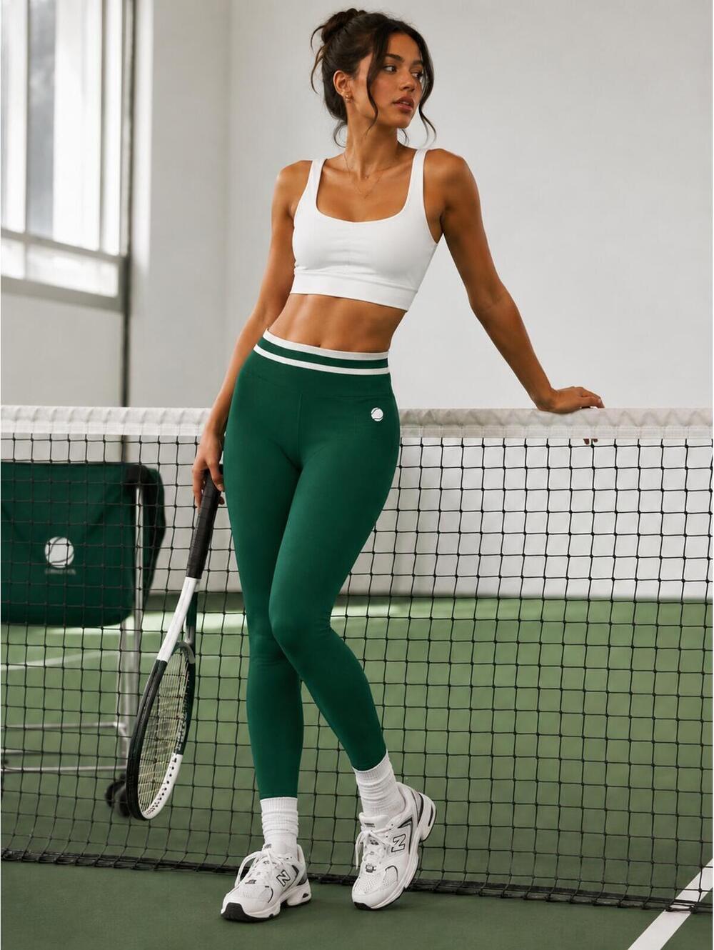 Penn Women’s Green High Rise Athletic Leggings Size Small‎